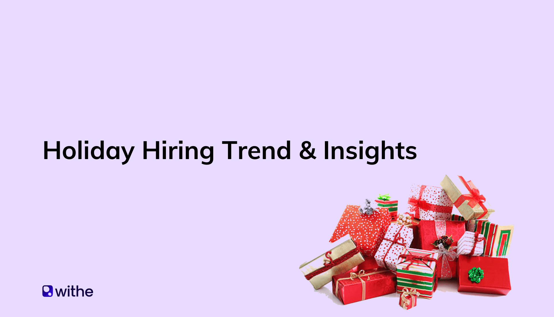 Holiday hiring statistics report