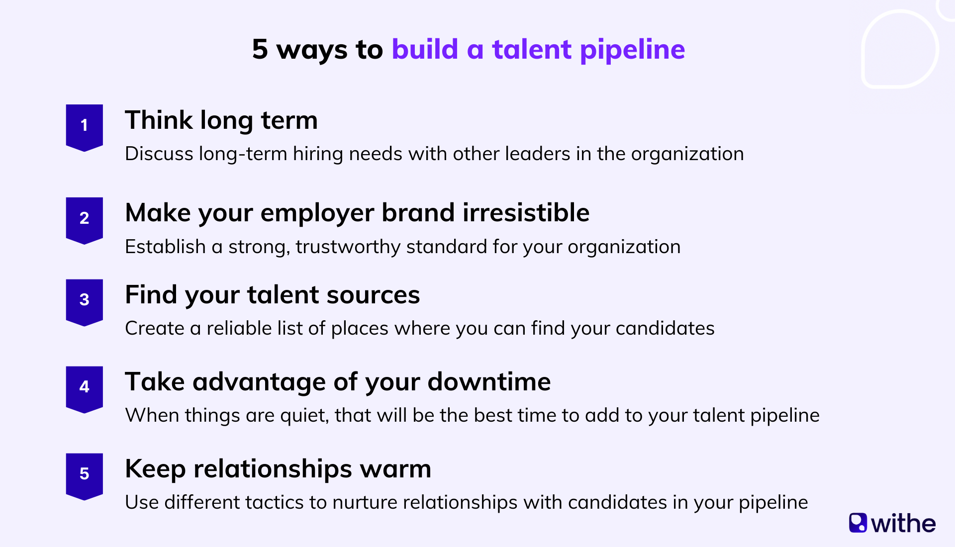 5 ways to build a talent pipeline